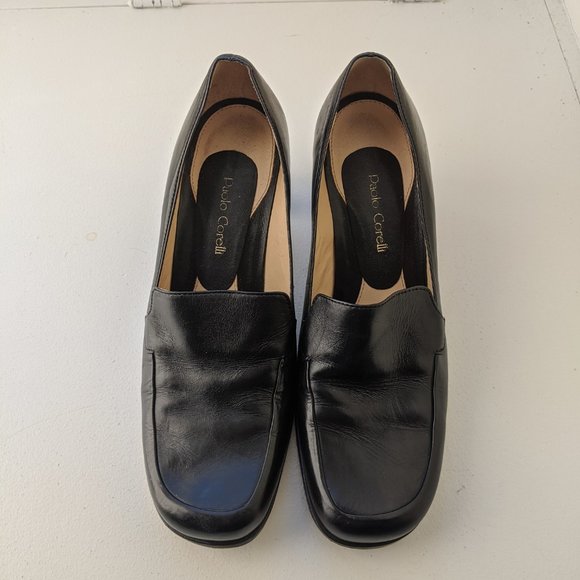 Black Leather Loafers - Picture 2 of 2